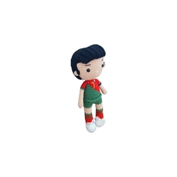 Peluche cristiano ronaldo futbolista hecho a mano a ganchillo (amigurumi) - Imagen 2