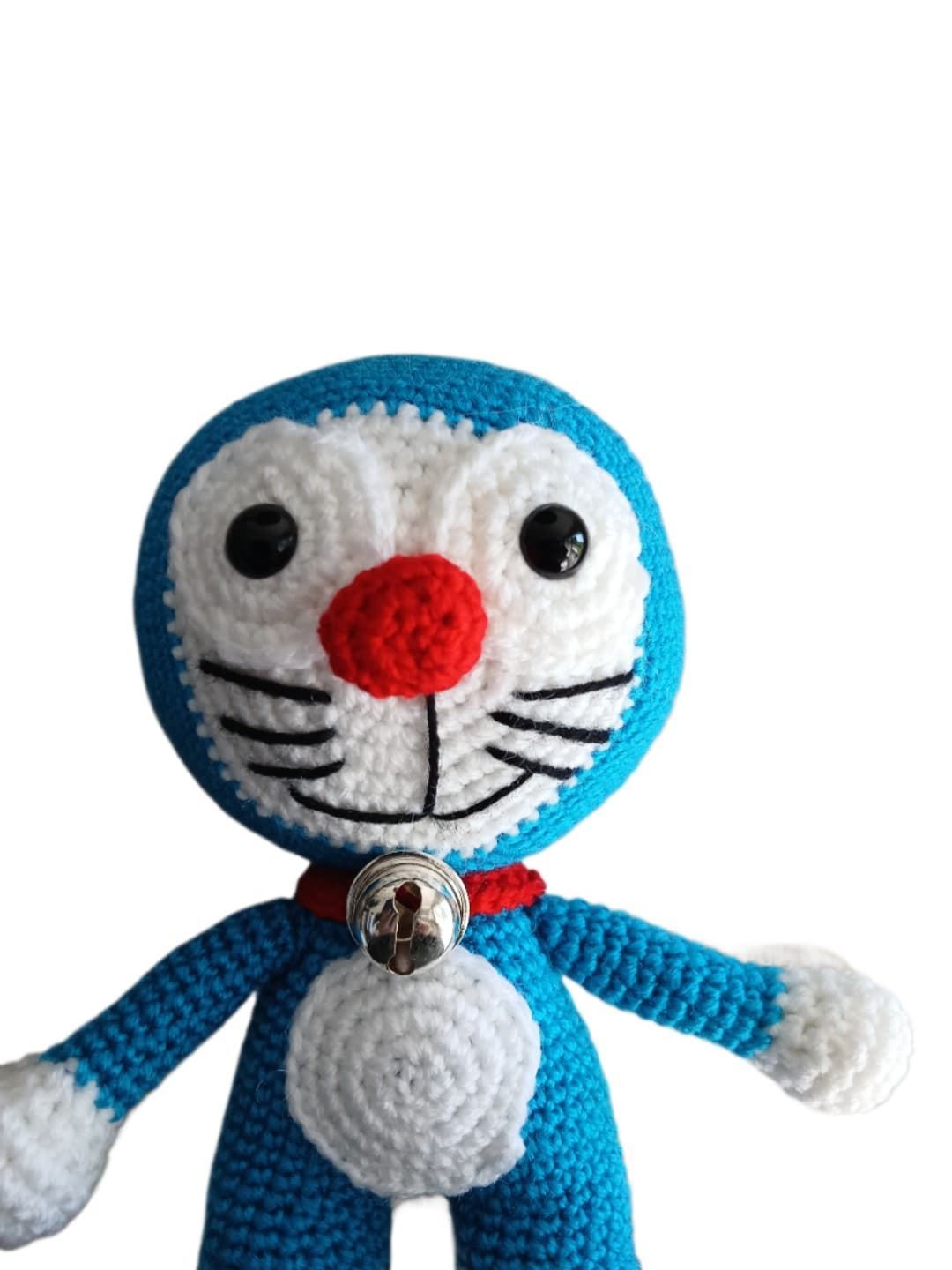 Peluche doraemon hecho a mano a ganchillo (amigurumi). - Imagen 4