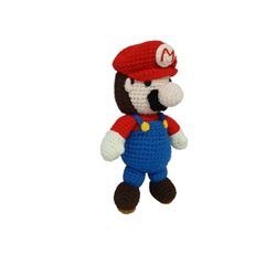 Peluche mario bross hecho a mano a ganchillo (amigurumi). - Imagen 2