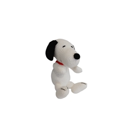 Peluche snoopy hecho a mano a ganchillo (amigurumi). - Imagen 2