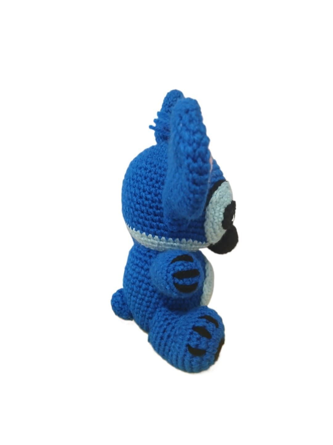 Peluche stitch hecho a mano a ganchillo (amigurumi). - Imagen 5