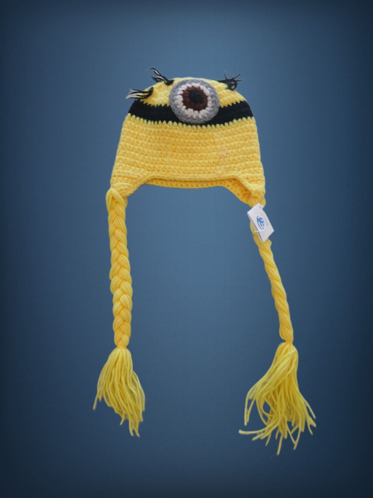 Gorro minnion gru mi villano favorito hecho a mano a ganchillo. - Imagen 1