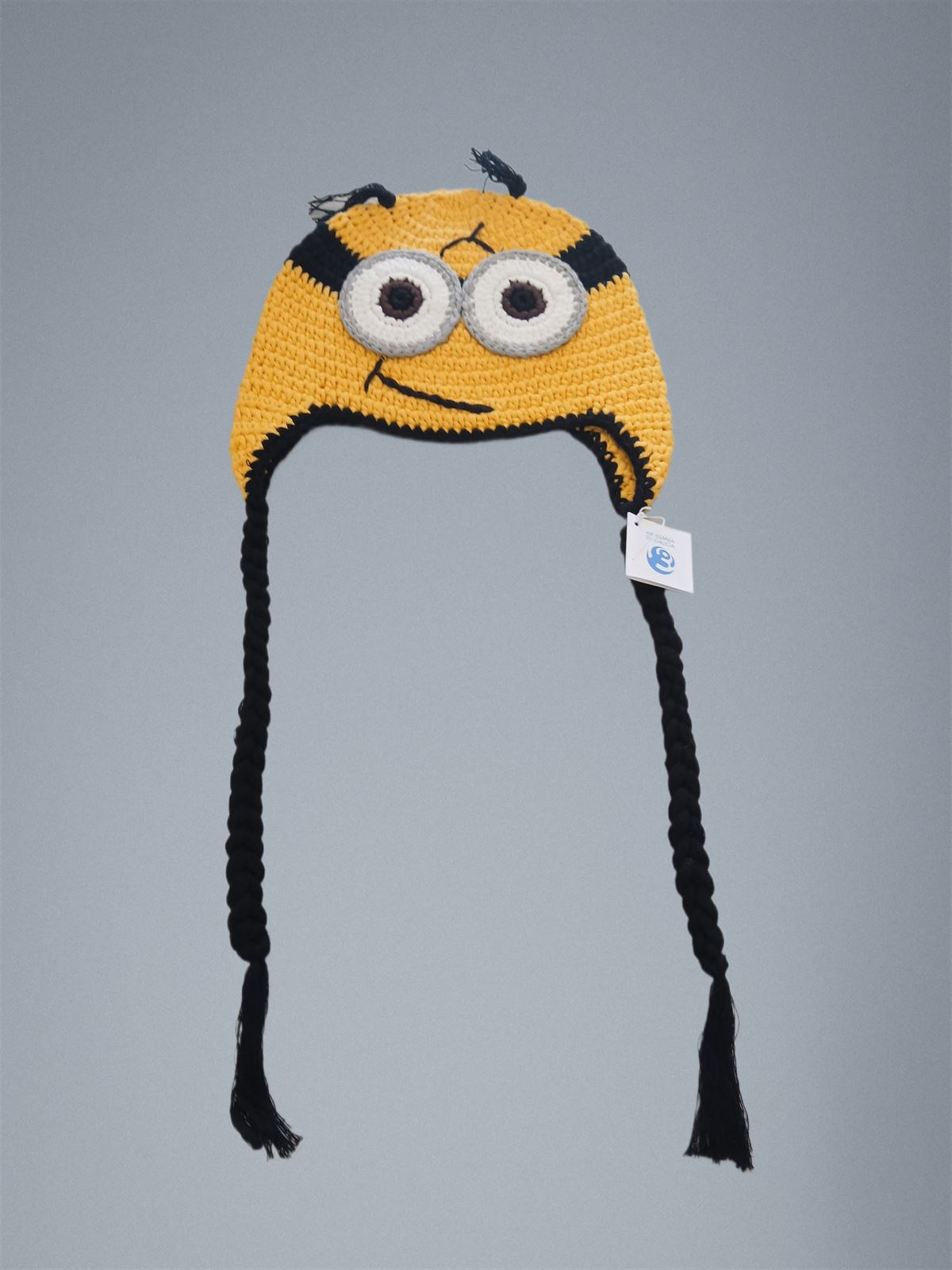 Gorro minnion gru mi villano favorito hecho a mano a ganchillo. - Imagen 1