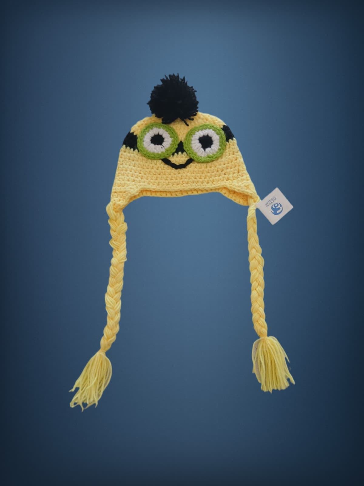 Gorro minnion gru mi villano favorito hecho a mano a ganchillo. - Imagen 1