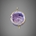 Monedero jaspeado lila hecho a mano a ganchillo - Imagen 2