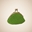 Monedero jaspeado verde pistacho hecho a mano a ganchillo - Imagen 1