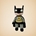 Peluche batman hecho a mano a ganchillo (amigurumi). - Imagen 1