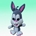 Peluche Bugs Bunny amigurumi - Imagen 1
