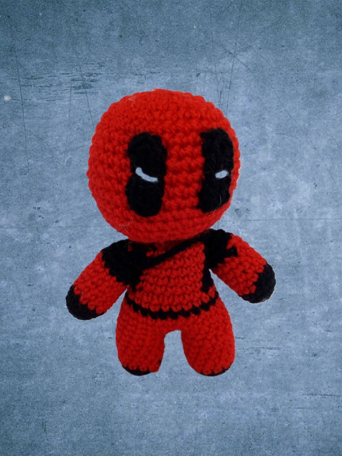 Peluche Dead Pool amigurumi - Imagen 1