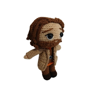 Peluche hagrid harry potter hecha a mano a ganchillo (amigurumi). - Imagen 2