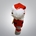 Peluche papá noel navideño-navidad hecho a mano a ganchillo (amigurumi). - Imagen 2