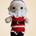 Peluche Papá Noel-Santa Claus navideño-navidad hecho a mano a ganchillo (amigurumi). - Imagen 1