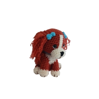 Peluche perro hecho a mano a ganchillo (amigurumi). - Imagen 2