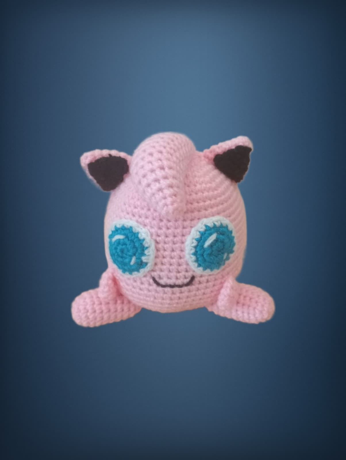 Peluche pokemon jigglipuff hecho a mano a ganchillo (amigurumi). - Imagen 1