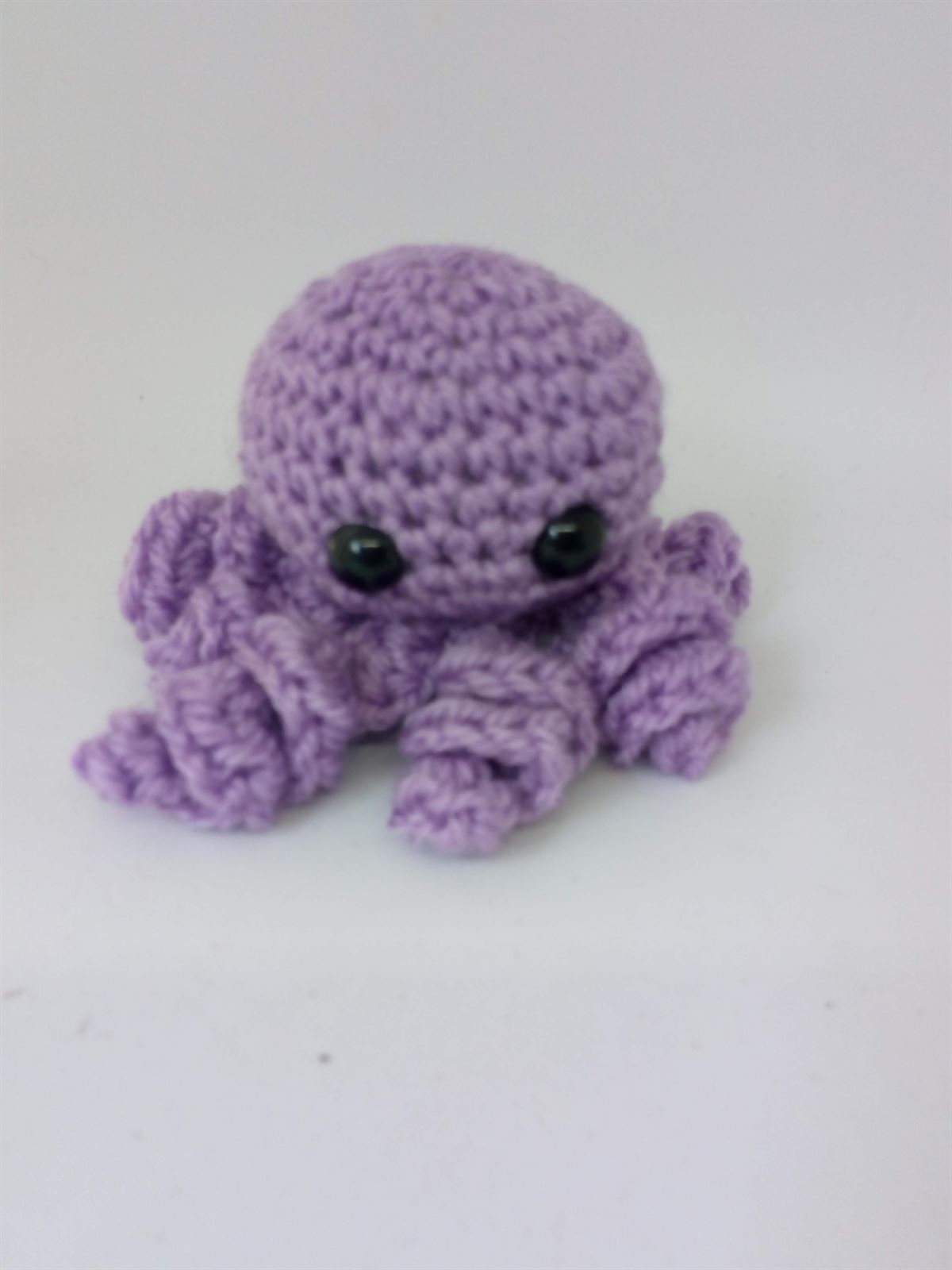 Peluche pulpo amigurumi 8 cm - Imagen 2