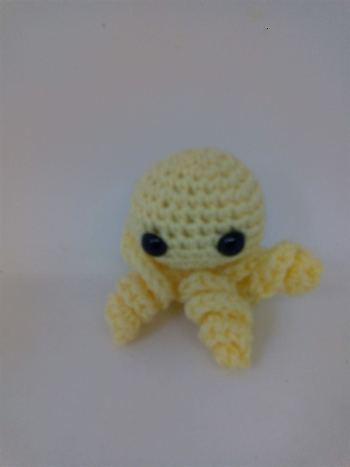 Peluche pulpo amigurumi 8 cm - Imagen 3