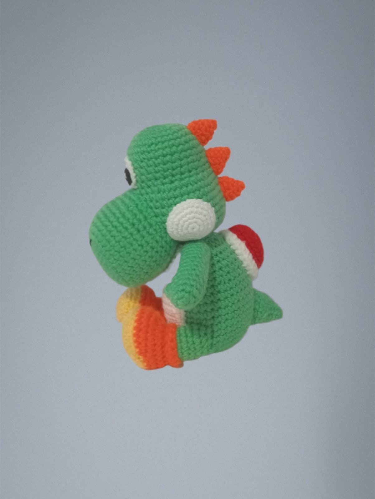 Peluche yoshie mario bross hecho a mano a ganchillo (amigurumi). - Imagen 2